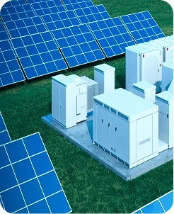 Solar panels and battery storage